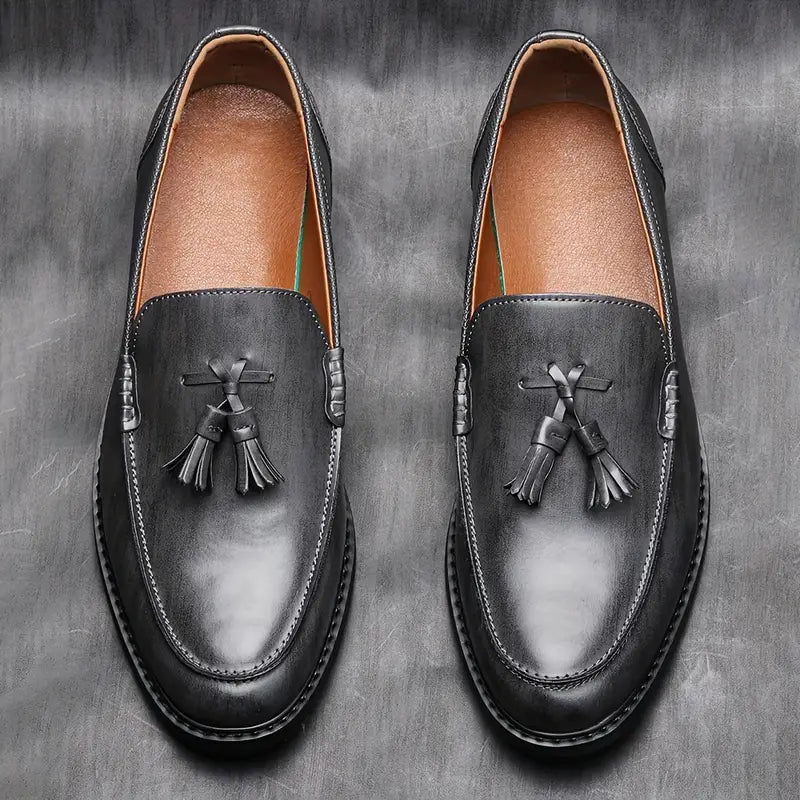 Sorrento Genuine Leather Tassel Loafers