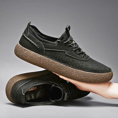 PebbleSole Genuine Leather Sneakers