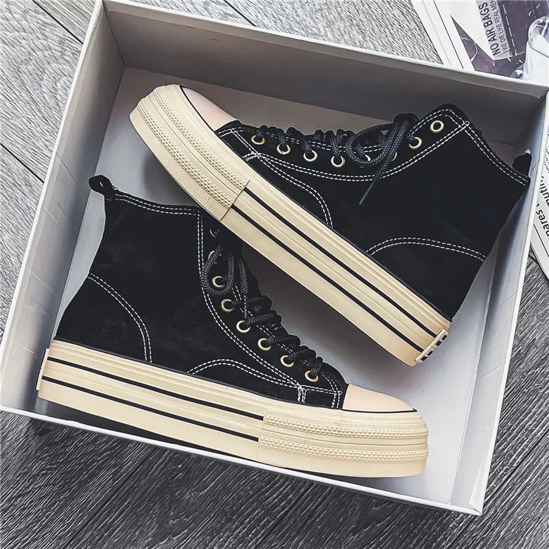 Avenue Suede Platform High Tops