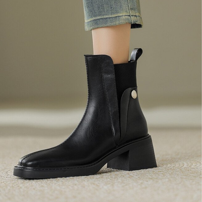 Grazia Italian Leather Ankle Boots