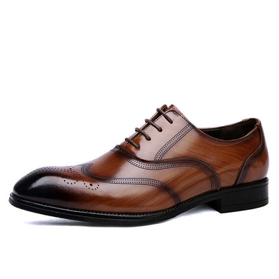 Lucas Leather Brogue Dress Shoes