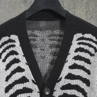 Skeleton Chic Cardigan