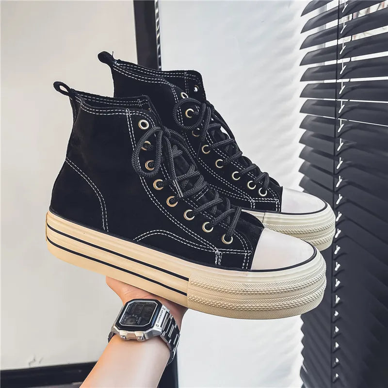 Avenue Suede Platform High Tops