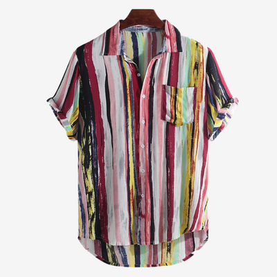 Abstract Artisan Print Shirt