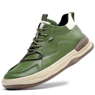 Noble Italiana Leather Hi-Top Sneakers