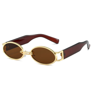 Golden Aura Retro Sunglasses