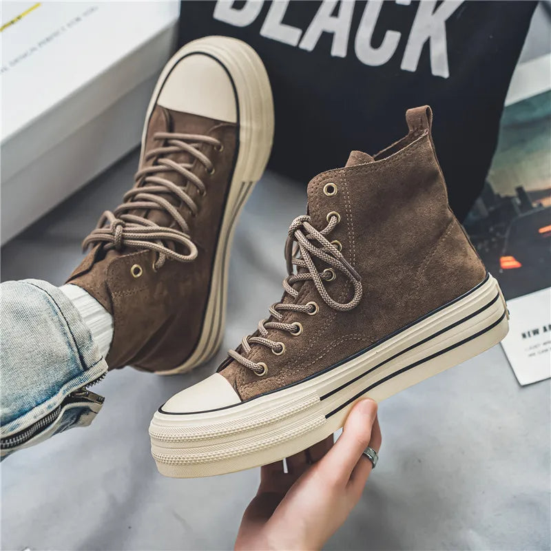 Avenue Suede Platform High Tops