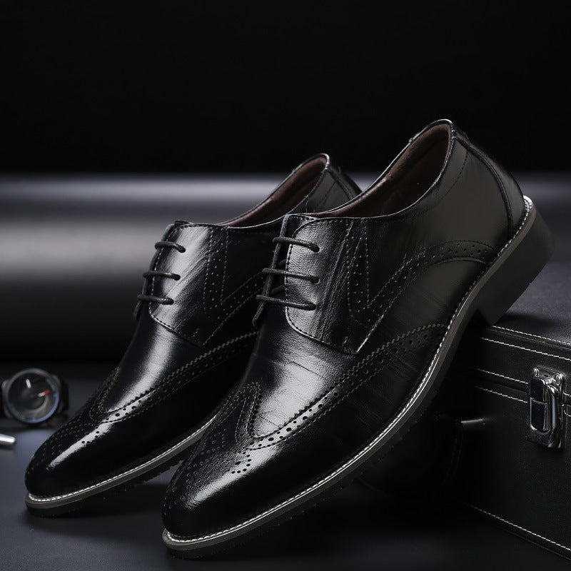 Kingston Leather Brogue Dress Shoes