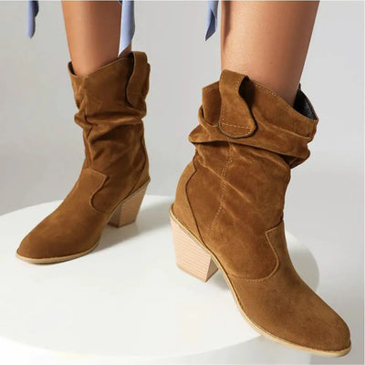 Alison Hart™ Ruched Western Boots