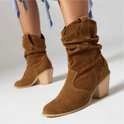 Alison Hart™ Ruched Western Boots