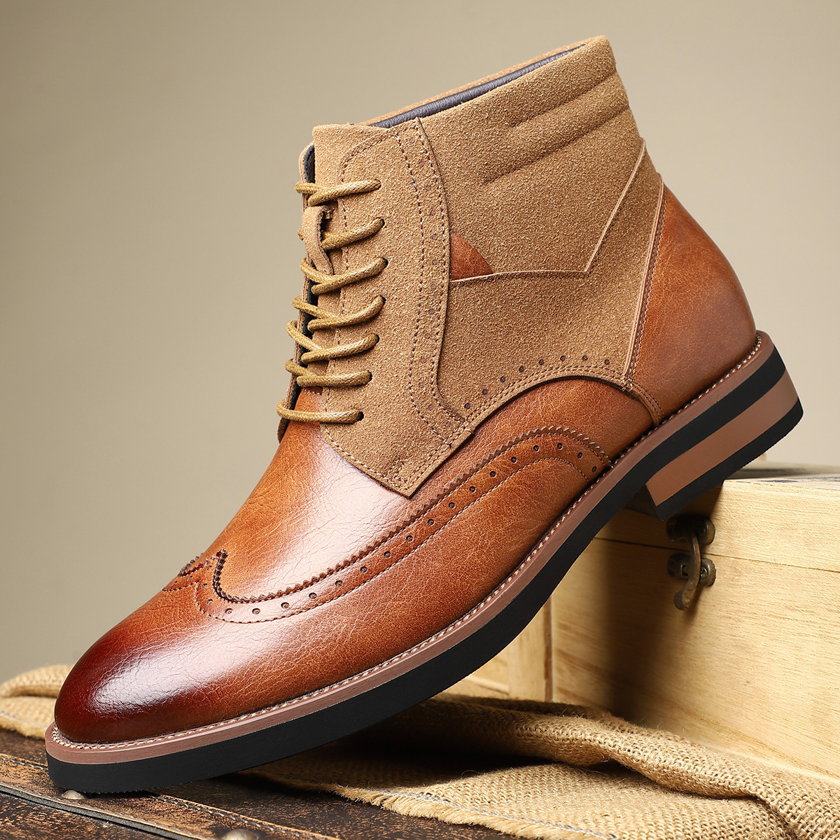 Heritage Wingtip Boots