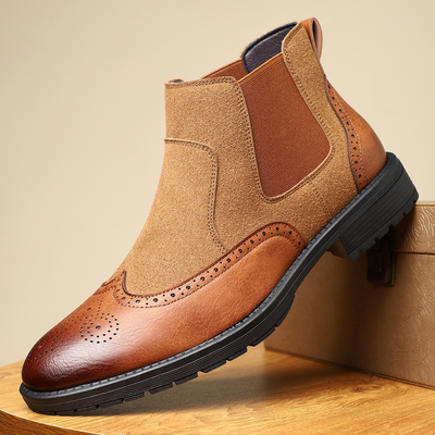 Ascot Brogue Chelsea Boots