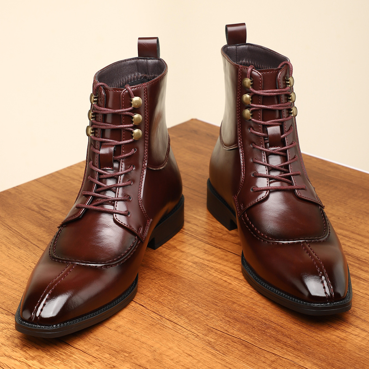 Bellagio Polished Leather Boots