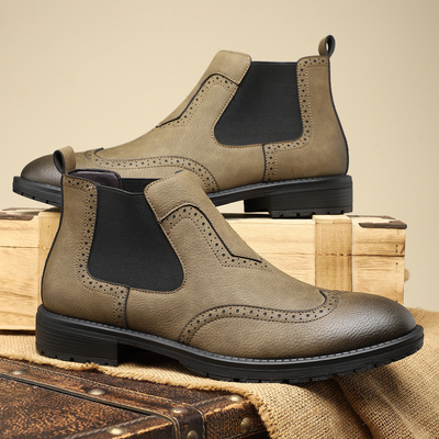 Chester Brogue Chelsea Boots