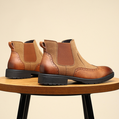 Ascot Brogue Chelsea Boots