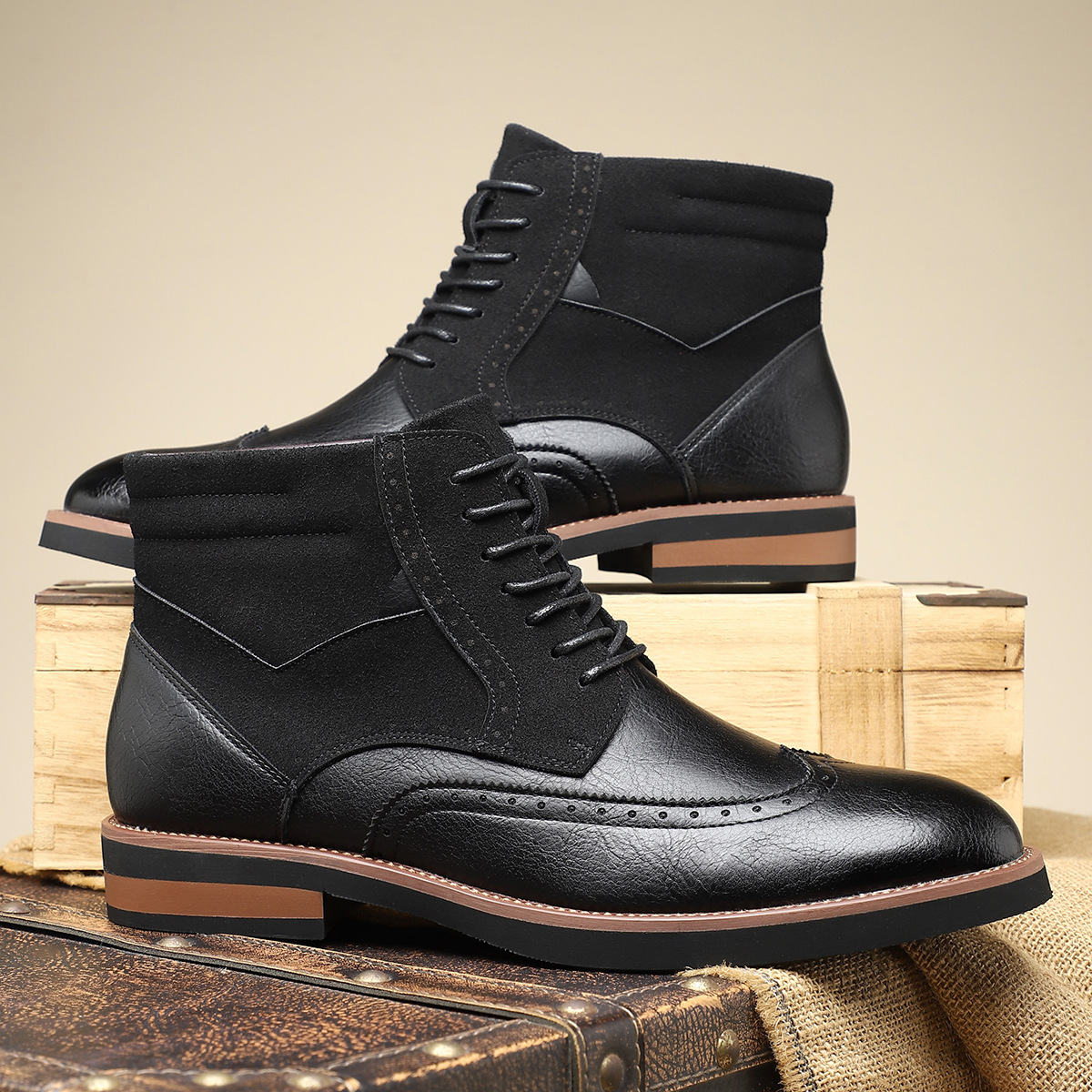 Heritage Wingtip Boots