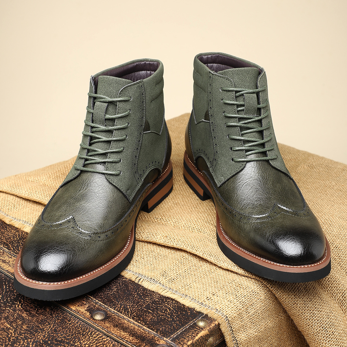 Heritage Wingtip Boots