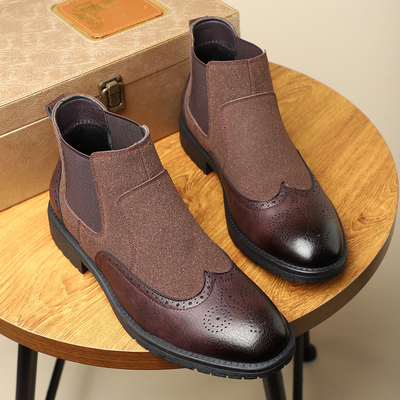 Ascot Brogue Chelsea Boots