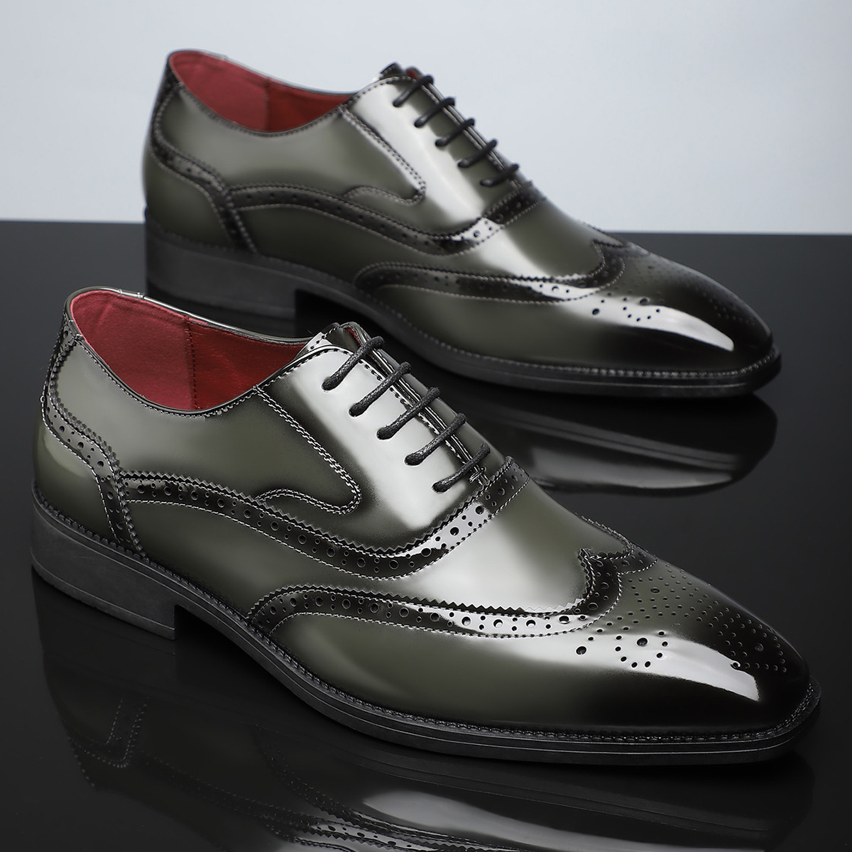 Cambridge Leather Brogue Dress Shoes