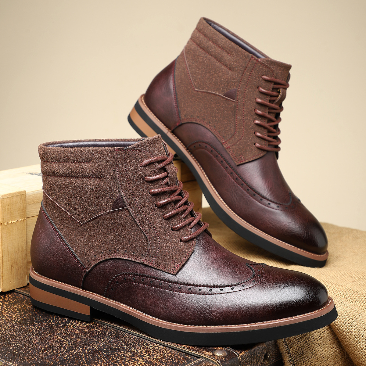 Heritage Wingtip Boots