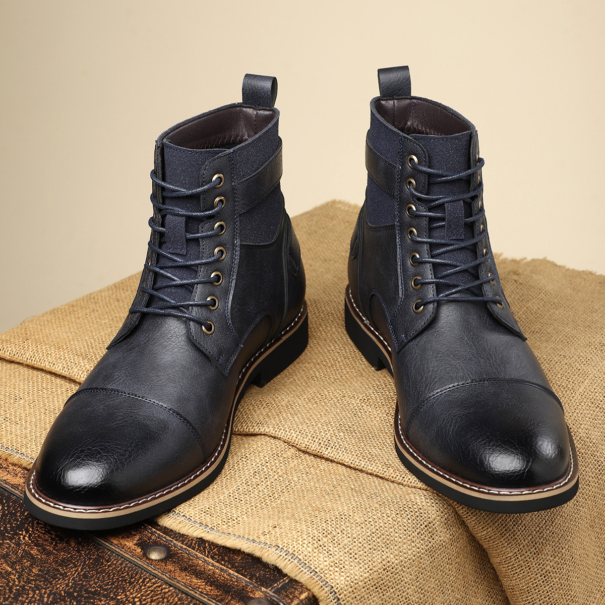 Heritage Leather Buckle Boots