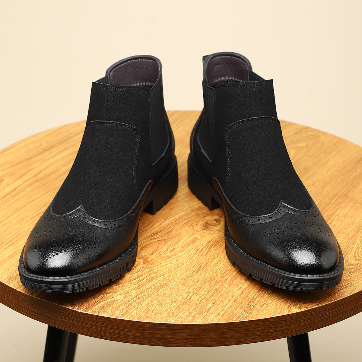 Ascot Brogue Chelsea Boots