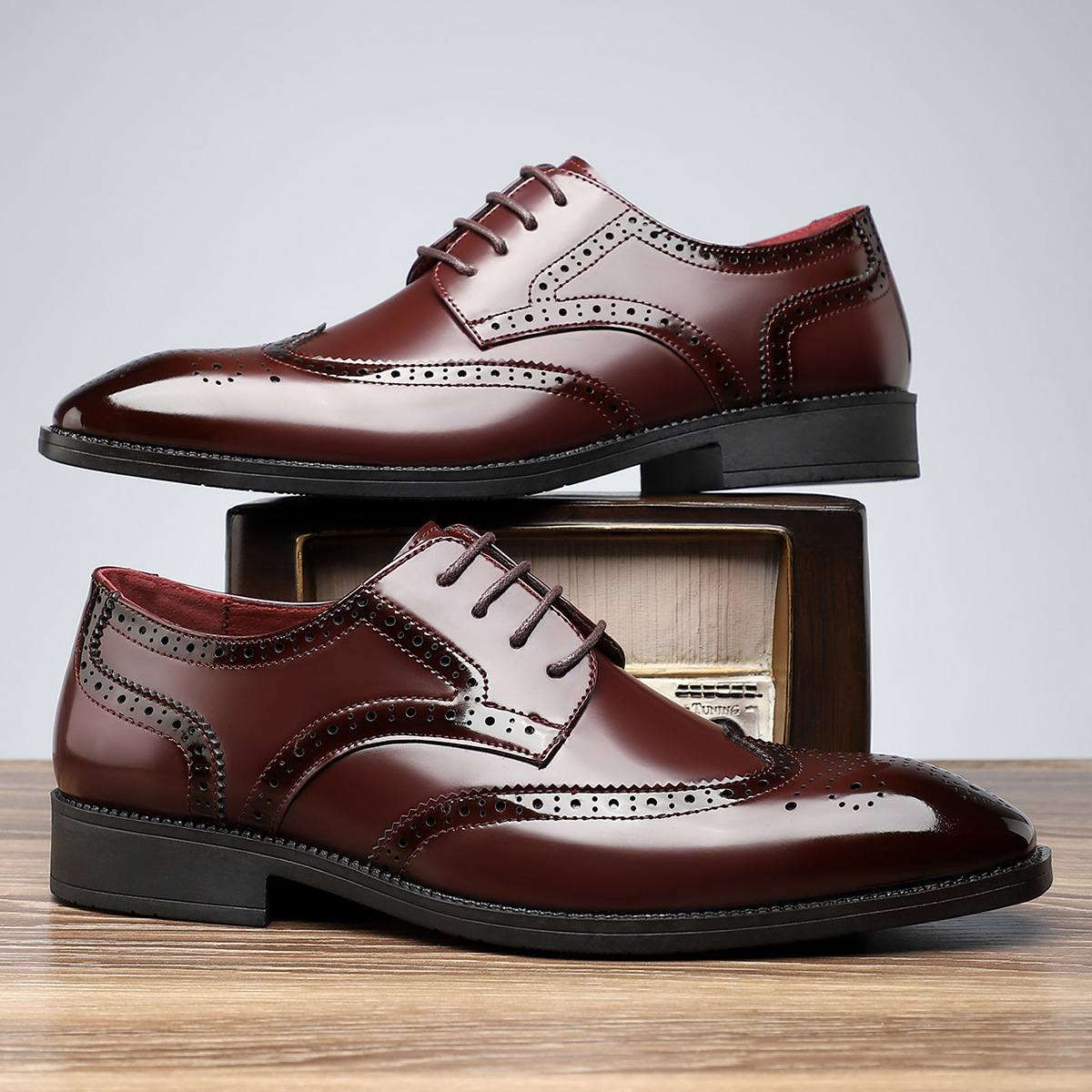 Cambridge Leather Brogue Dress Shoes