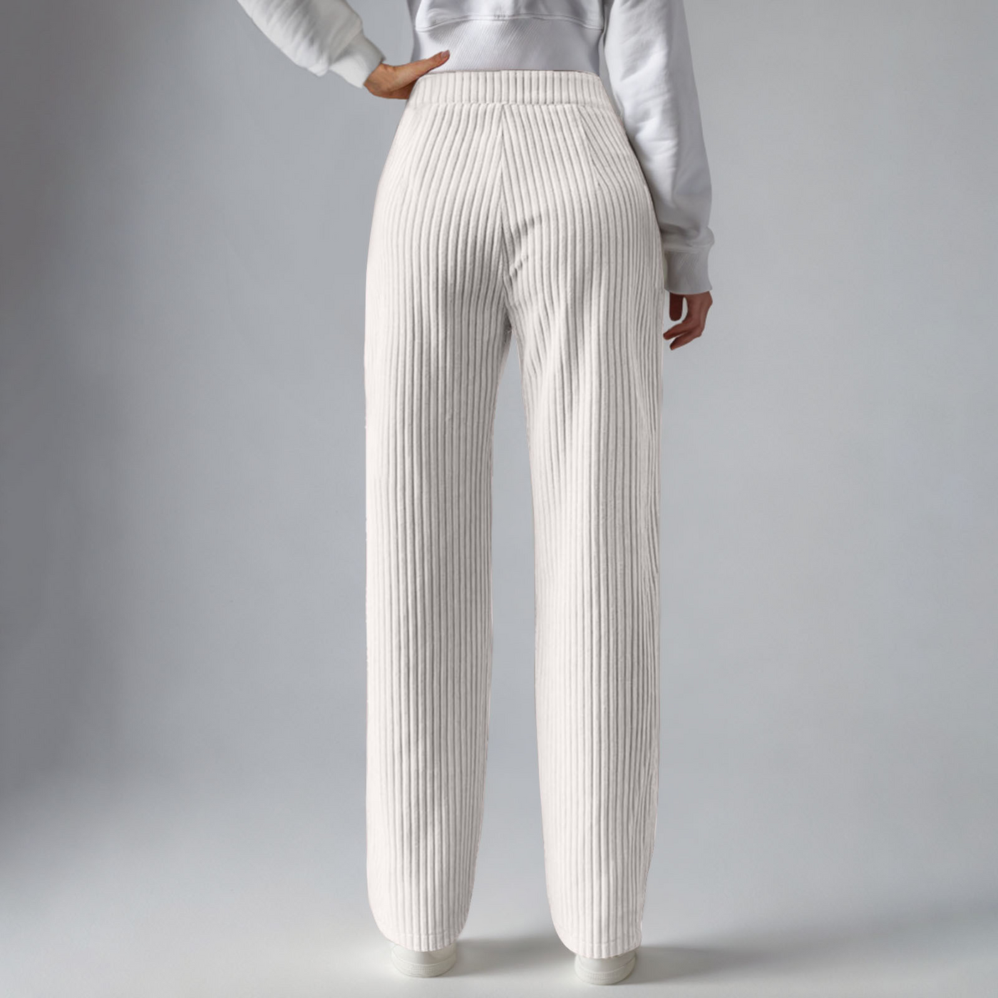 Everly Rib-Knit Sweatpants