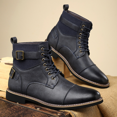 Heritage Leather Buckle Boots