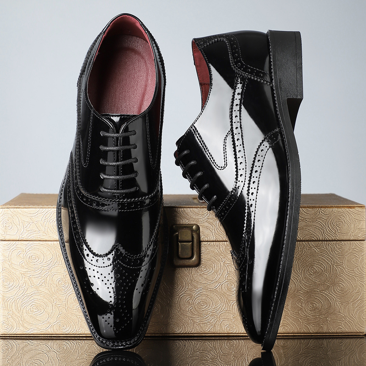 Cambridge Leather Brogue Dress Shoes