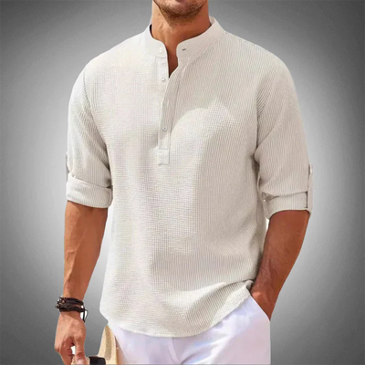 Bellagio Henley Linen Shirt