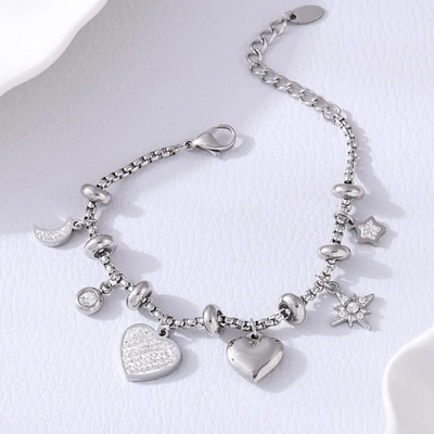 Radiant Love Charm Bracelet