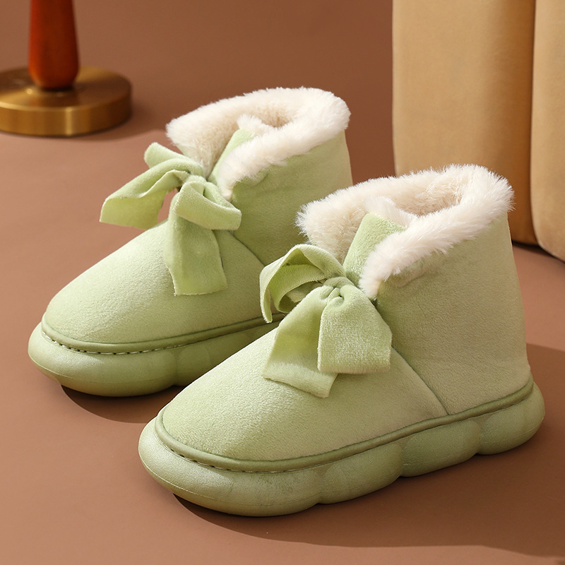 CozyBliss Bow Slippers