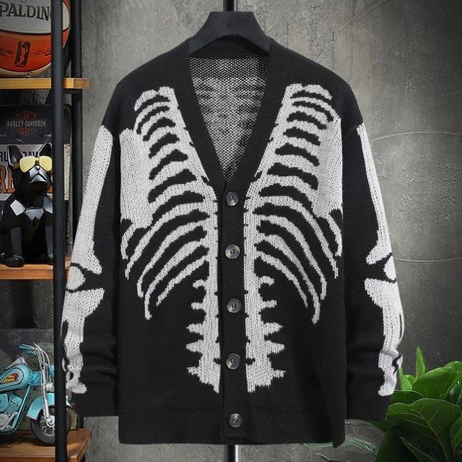 Skeleton Chic Cardigan