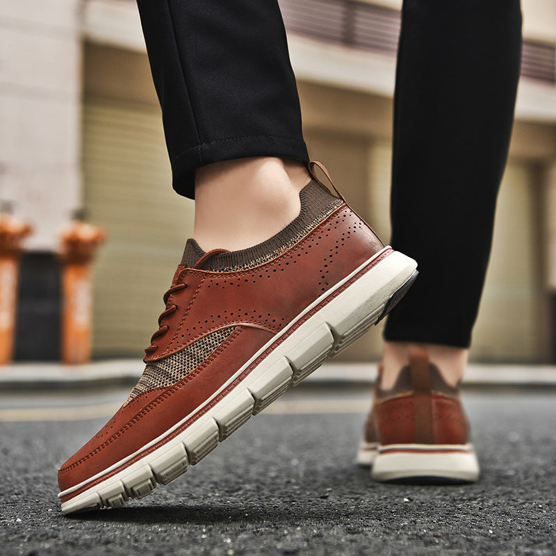 Oxford Leather Sneakers