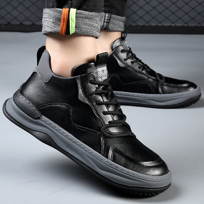 Noble Italiana Leather Hi-Top Sneakers