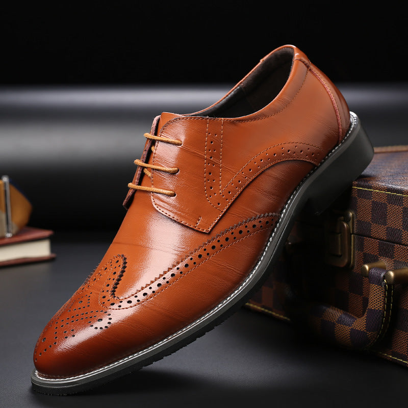 Kingston Leather Brogue Dress Shoes