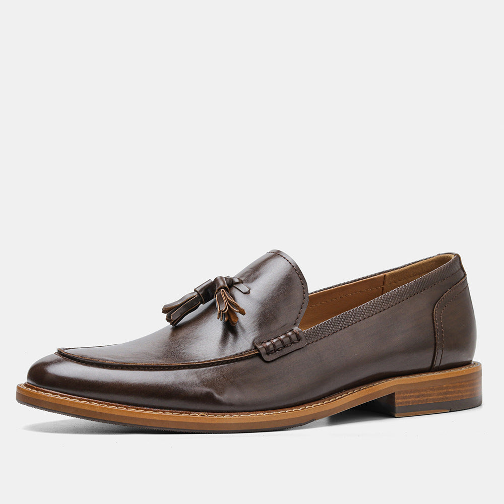 Sorrento Genuine Leather Tassel Loafers