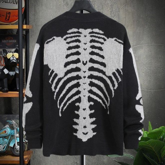 Skeleton Chic Cardigan