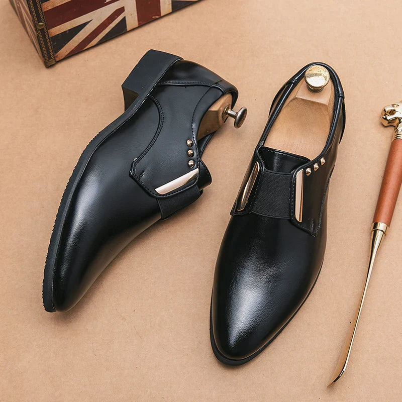 Salvatore Genuine Leather Dress Shoes