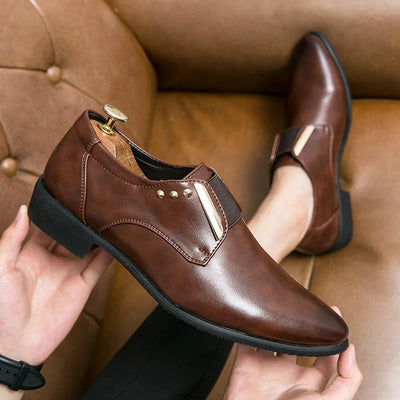 Salvatore Genuine Leather Dress Shoes