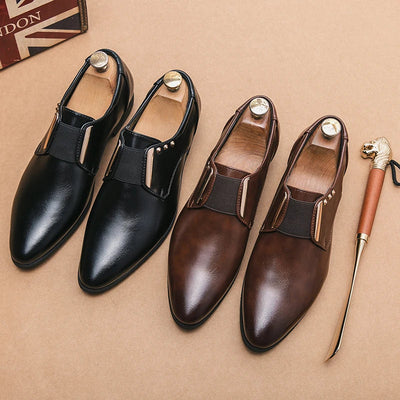 Salvatore Genuine Leather Dress Shoes