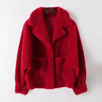 Amelia Rosette Shearling Coat