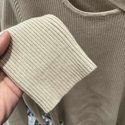 Celine Ribbed Knit Sweater