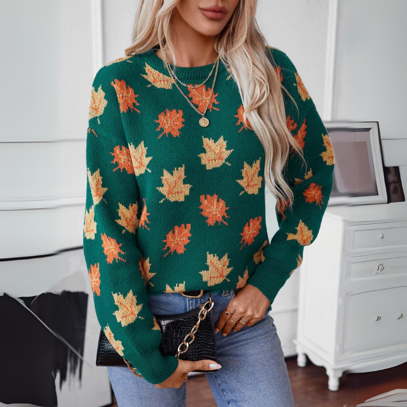 Autumn Leaves Sweater