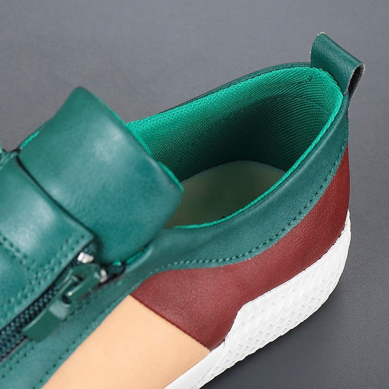 Bruno Rossi Italian Leather Sneakers