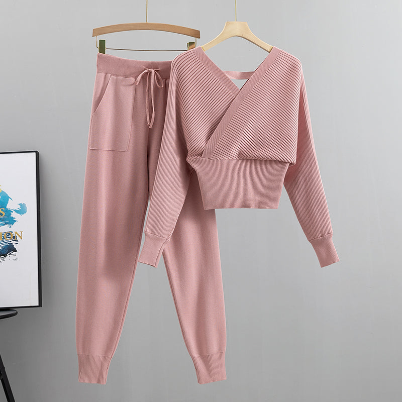 Rosanti Wrap-Style Tracksuit Set