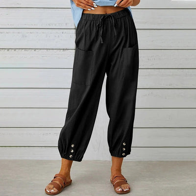 Capri Linen Pants