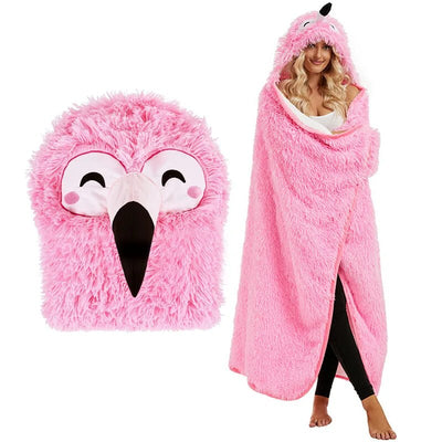 SnuggleBuddy Sherpa Hoodie Blanket