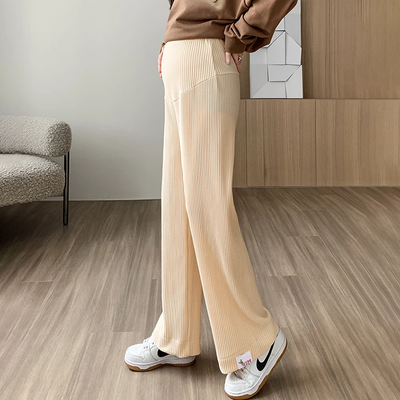 Ribbed Knit Maternity Pants